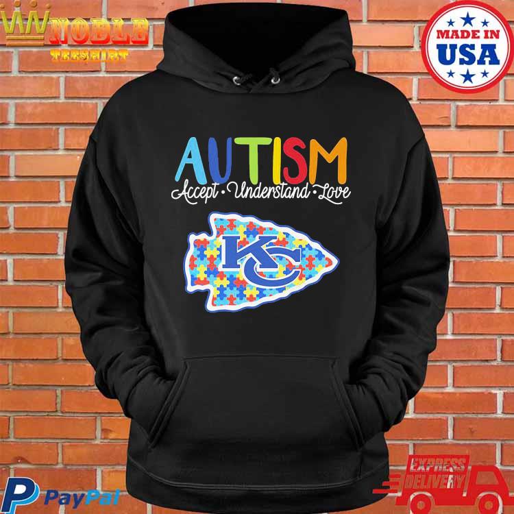 Kansas City Chiefs autism awareness knowledge power Comfort Colors Shirt -  Bring Your Ideas, Thoughts And Imaginations Into Reality Today