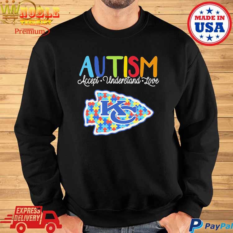 Kansas City Chiefs Crucial Catch Intercept Autism T-shirt - REVER LAVIE