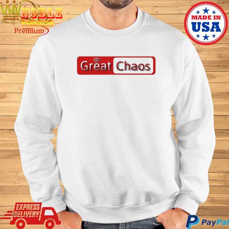 Chaos Comin Official T Shirt  Long sleeve tshirt men, Men's long sleeve t- shirt, Shirts