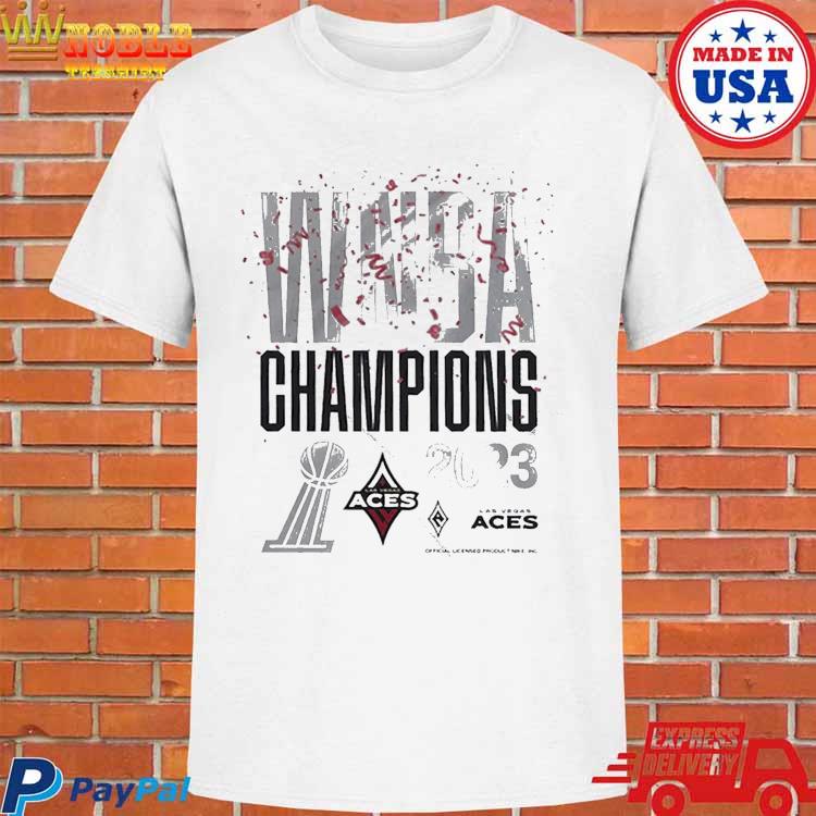 Unisex Fanatics Branded Orange Las Vegas Aces 2023 WNBA Finals Champions Signature T-Shirt