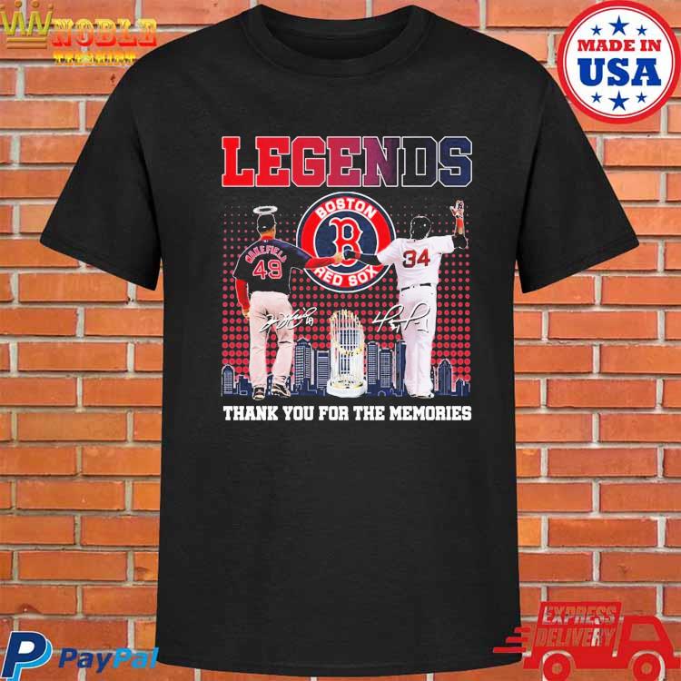 Legends Boston Red Sox Thank You For The Memories T-Shirt - Torunstyle