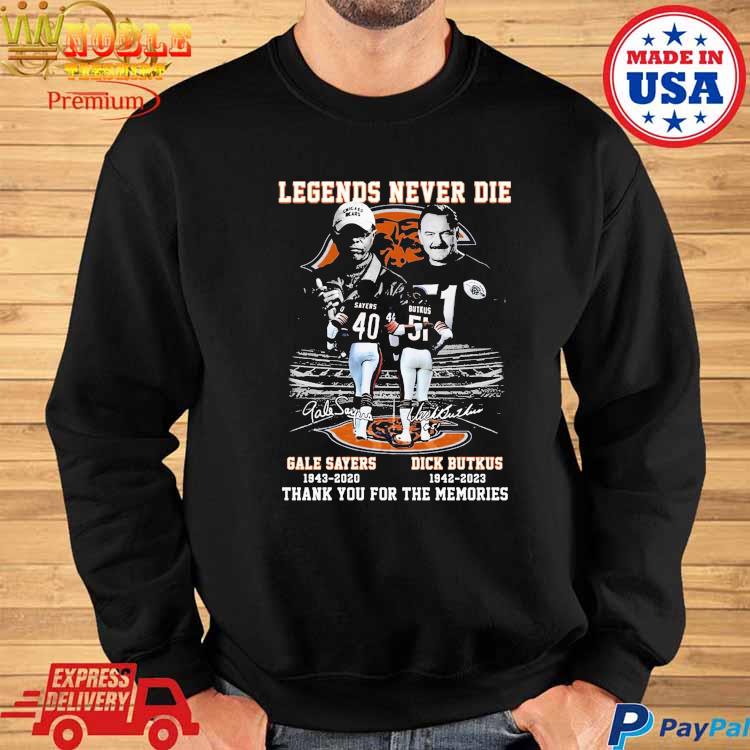 Dick Butkus Legend Color Rush T-Shirt - Navy - Tshirtsedge