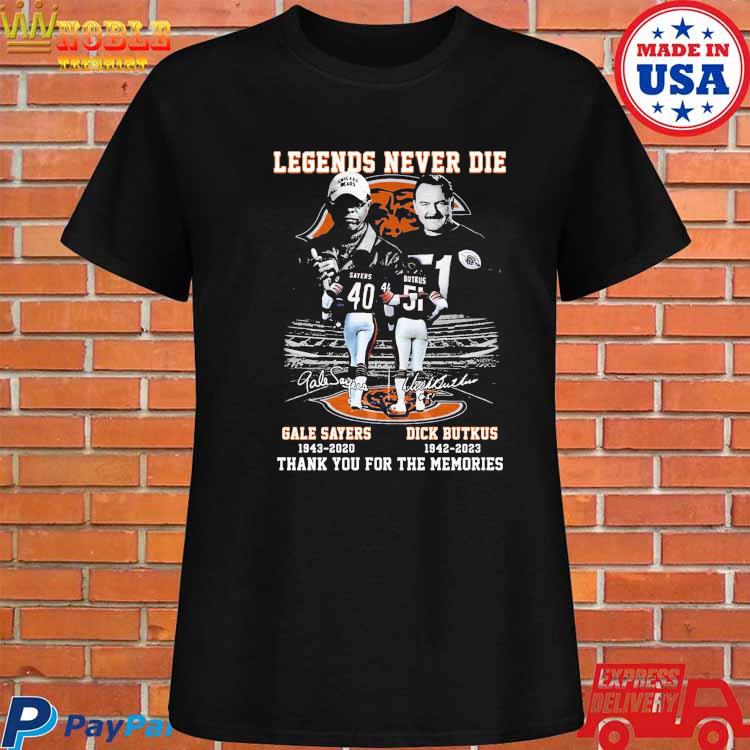 Dick Butkus Legend Color Rush T-Shirt - Navy - Tshirtsedge