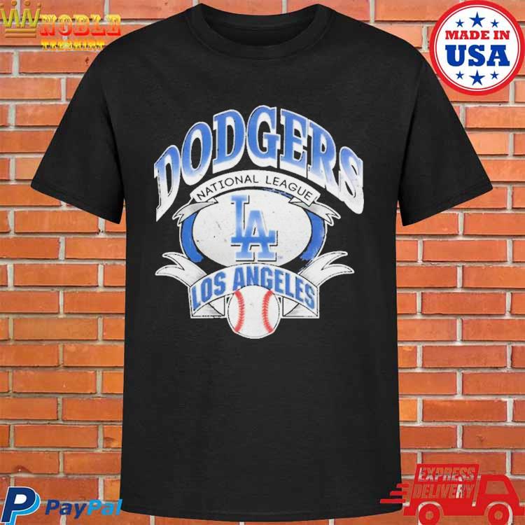 Official Los angeles Dodgers majestic mlb national league banner vintage T- shirt, hoodie, tank top, sweater and long sleeve t-shirt