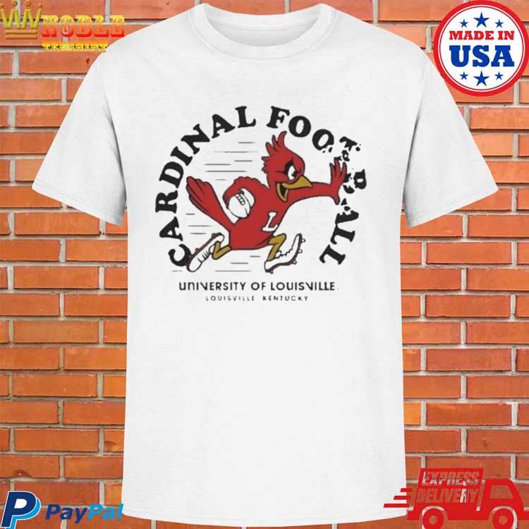  Louisville Cardinals Division Logo Officially Licensed V-Neck  T-Shirt : Sports & Outdoors