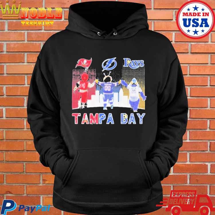 Tampa bay sports teams logo rays bucs and lightning shirt, hoodie