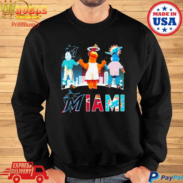 Official miami Sports Teams Signed Miami Marlins Miami Dolphins Miami Heat  Shirt, hoodie, longsleeve, sweatshirt, v-neck tee