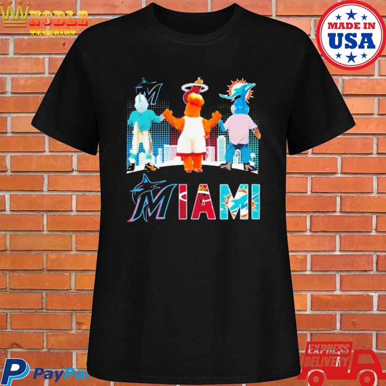 Official miami Sports Teams Signed Miami Marlins Miami Dolphins Miami Heat  Shirt, hoodie, longsleeve, sweatshirt, v-neck tee