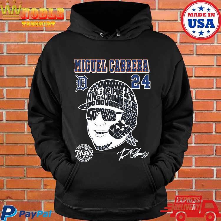 Miguel cabrera 24 miggy the final season signature shirt, hoodie, sweater,  long sleeve and tank top