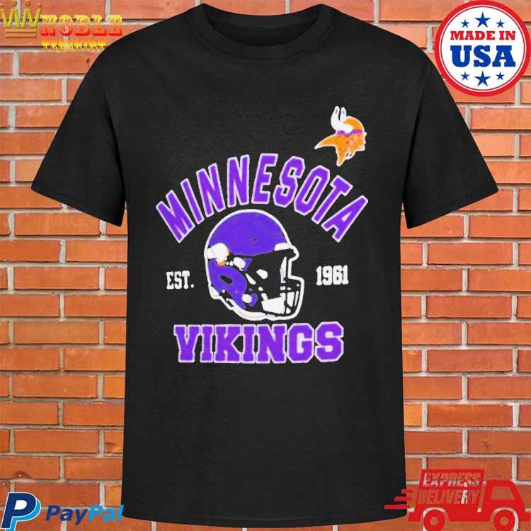 Minnesota Vikings V Logo Team shirt 6 Sizes S-3XL