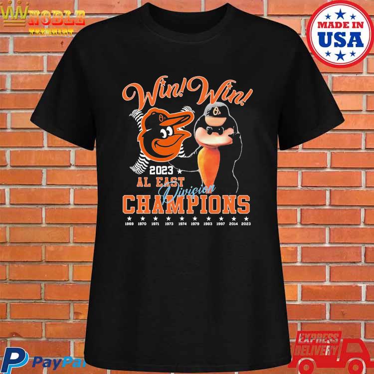 Mlb Baltimore Orioles Win Win 2023 Al East Division Champions T-Shirt,  hoodie, sweater, long sleeve and tank top
