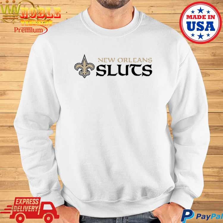 Men's New Era Gold/Black New Orleans Saints Active Block Hoodie Long Sleeve  T-Shirt 