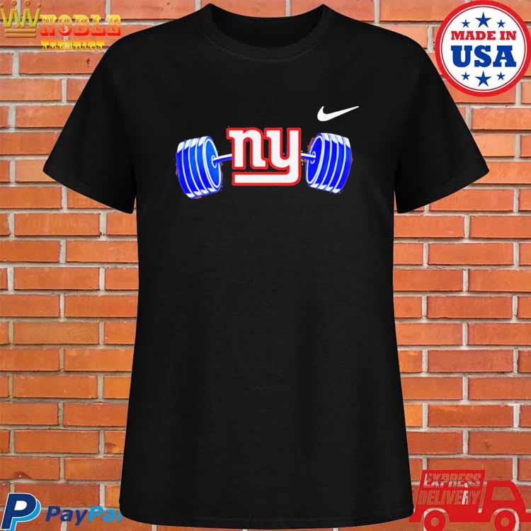 New york giants ny barbell T-shirt, hoodie, sweater, long sleeve