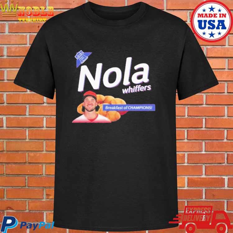 Nola Whiffers Aaron Nola breakfast of champions shirt, hoodie, sweater,  long sleeve and tank top