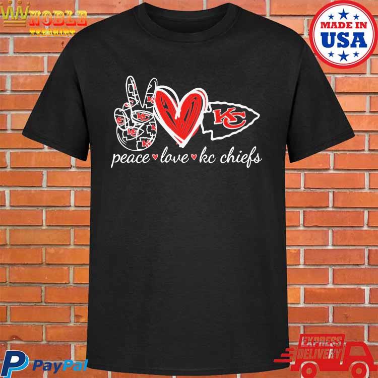 KC Chiefs Heart Love Shirt Chiefs Shirt Love Heart Chiefs 