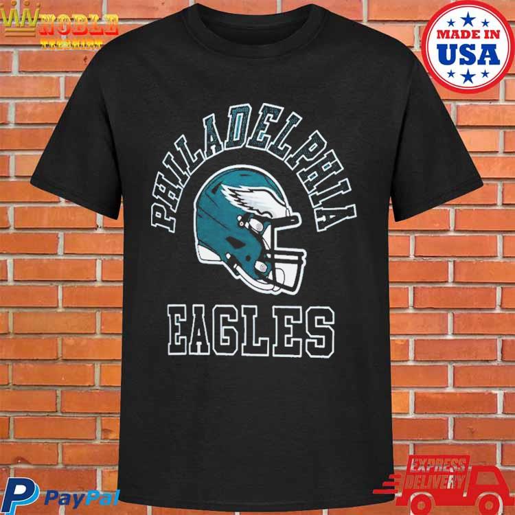 Youth Midnight Green Philadelphia Eagles Helmet T-Shirt Size: 2XL