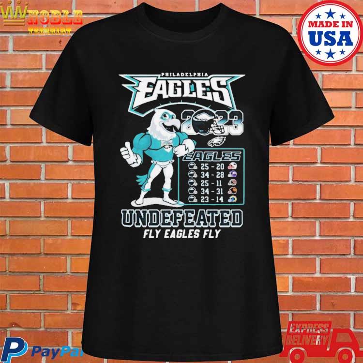 Official philadelphia Eagles Undefeated Fly Eagles Fly Shirt