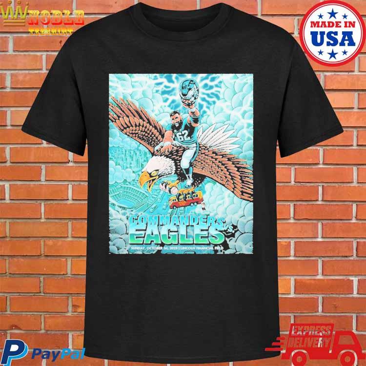 Commanders vs eagles october 1st 2023 poster shirt, hoodie