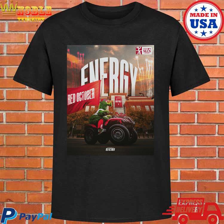 Philadelphia Phillies Rolling Into The Nlcs Red October Shirt -  Teechicoutlet