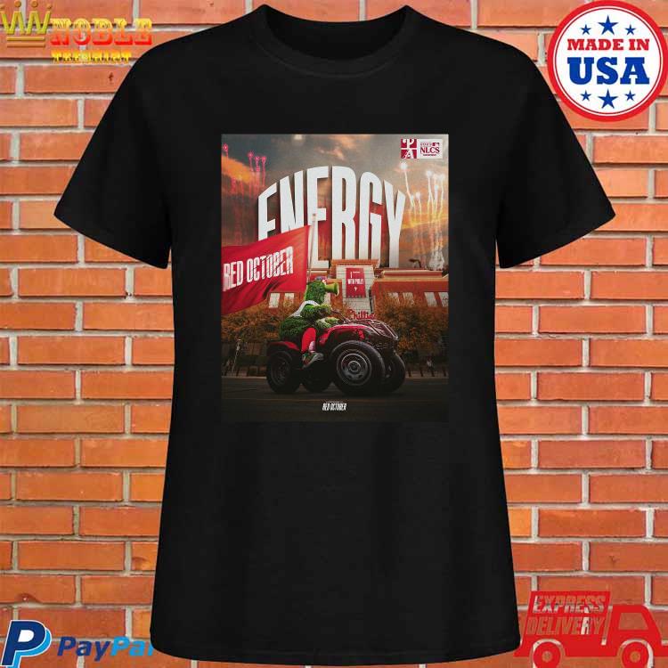 Philadelphia Phillies Rolling Into The Nlcs Red October Shirt -  Teechicoutlet