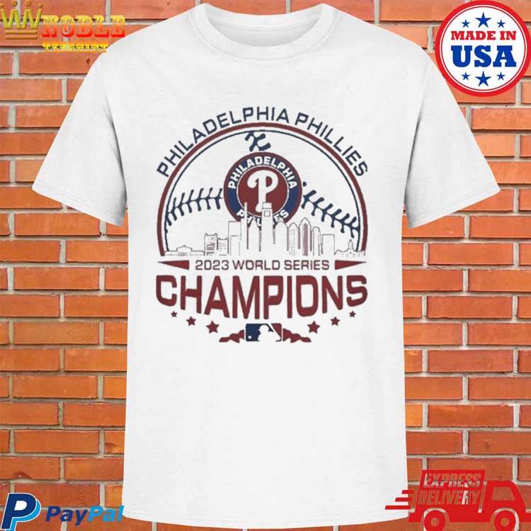 Philadelphia Phillies 2023 World Series Champions skyline shirt