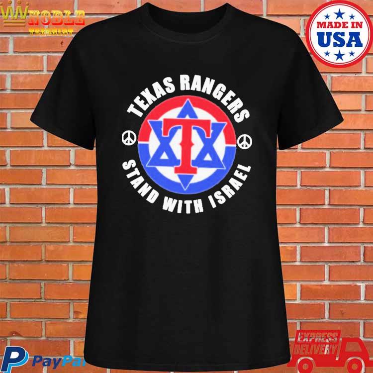 Official texas Rangers Stand With Israel 2023 T-Shirts, hoodie, tank top,  sweater and long sleeve t-shirt