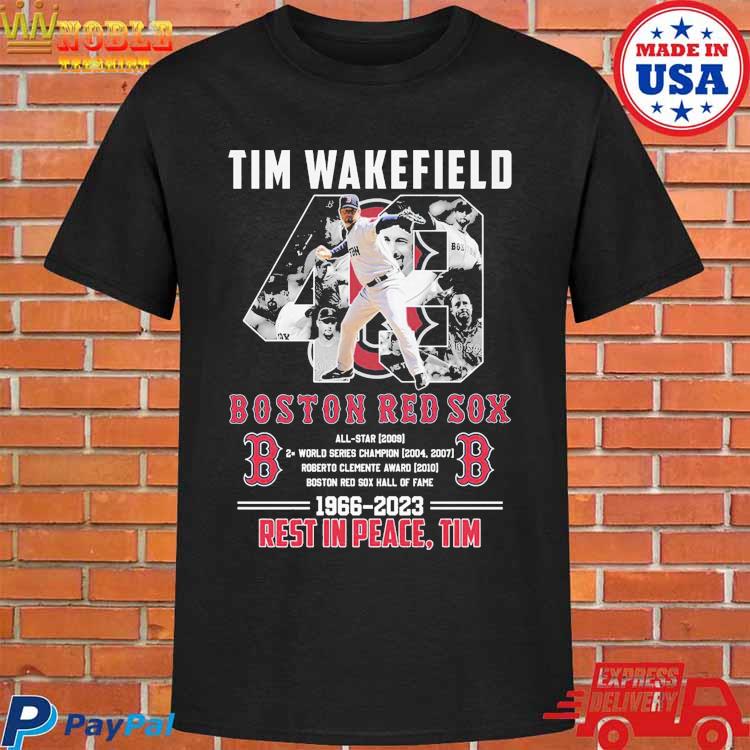 Tim Wakefield Death Shirts Boston Red Sox Baseball Pitcher T Shirt Rip Wakefield  Shirt Tribute To Tim Wakefield shirt, hoodie, sweater, long sleeve and tank  top