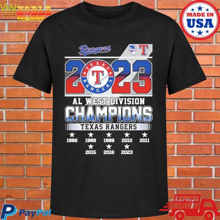 Texas Rangers Al West Champs 2023 Tee Shirt - ReviewsTees