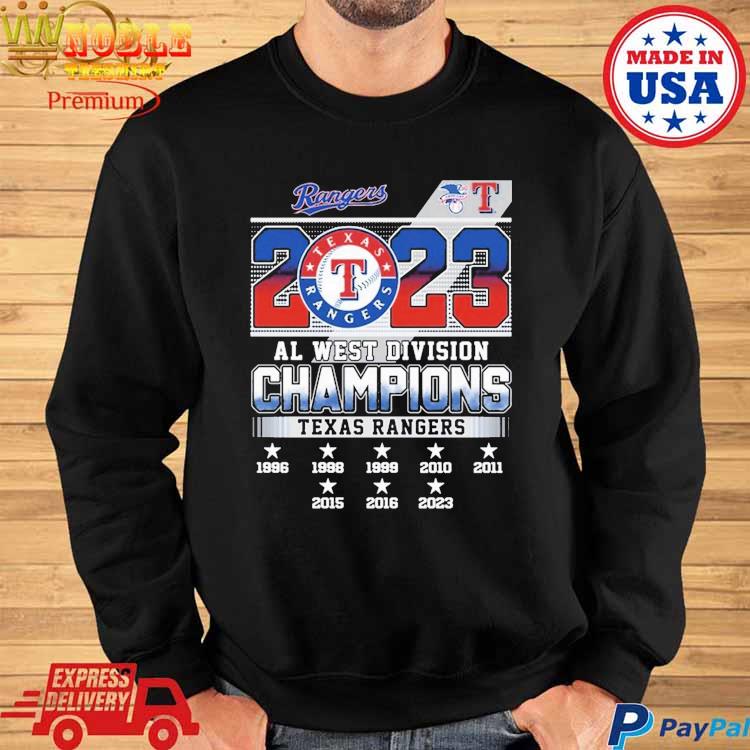 Texas Rangers 2023 AL West Division Champions 8X Champs shirt