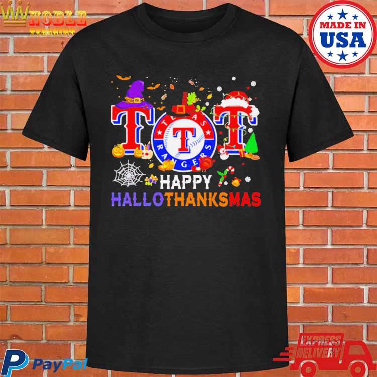 Texas Rangers Happy HalloThanksMas shirt - ABeautifulShirt