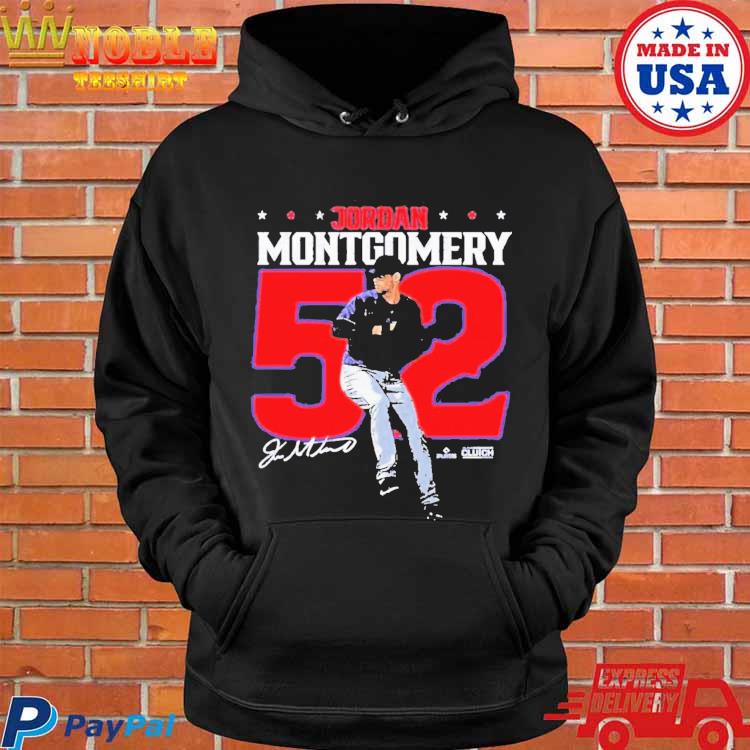 Official Texas rangers Jordan montgomery #52 signature T-shirt