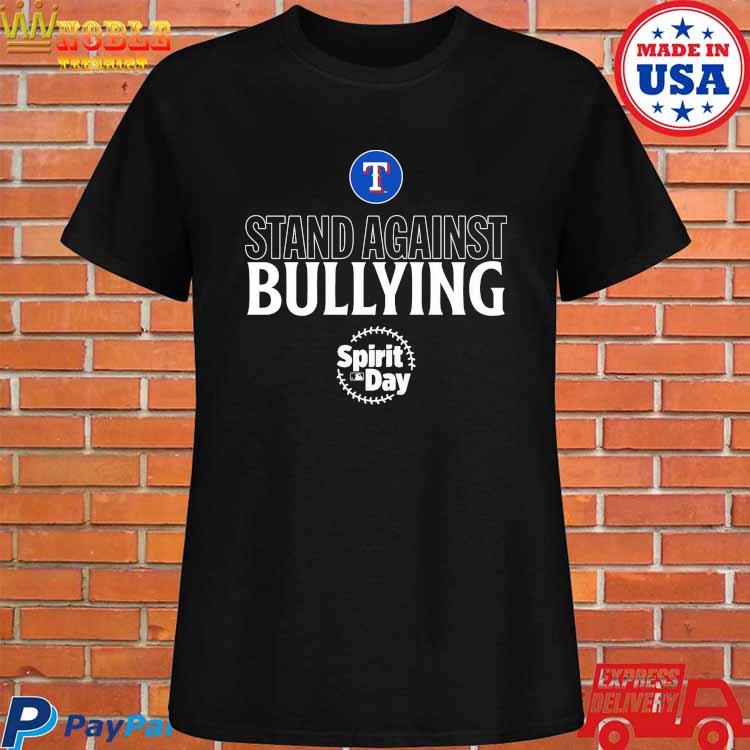 Official Texas Rangers Spirit day stand against bullying shirt