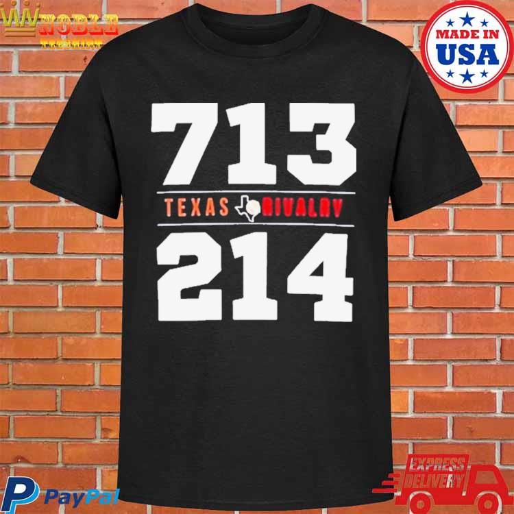 Texas rangers vs houston astros 713 vs 214 Texas showdown new shirt,  hoodie, sweater and long sleeve