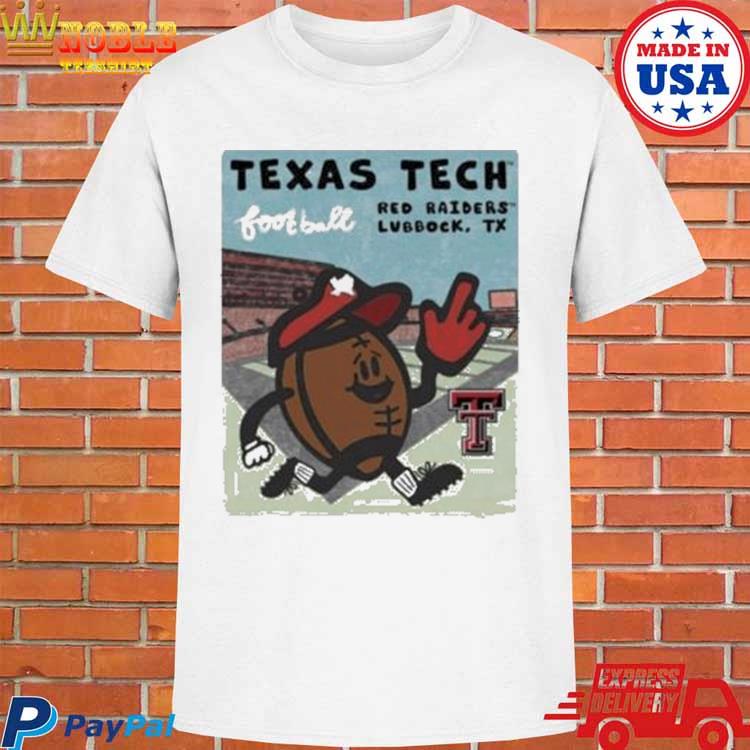 Women's White Texas Tech Red Raiders Vintage Days Easy T-Shirt