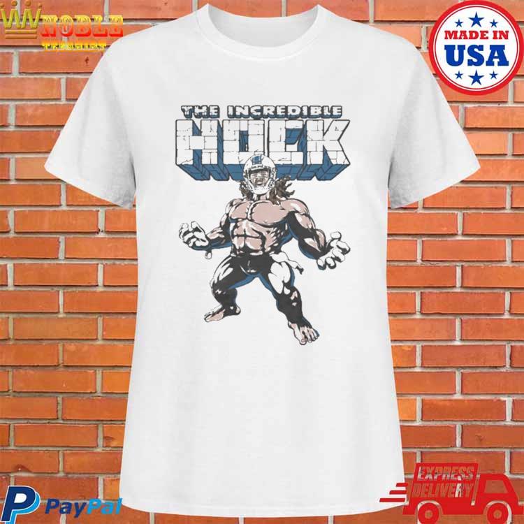 T.J. Hockenson Detroit Lions Youth Name & Number Logo T-Shirt - Ash