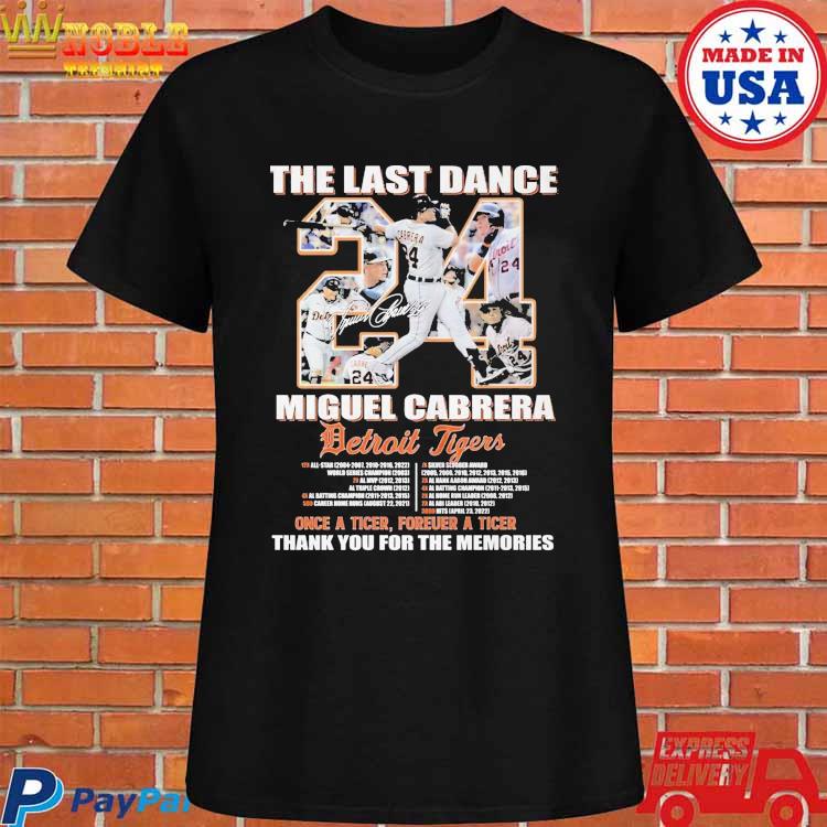 Awesome miguel Cabrera 24 Detroit Tigers Thank you for the