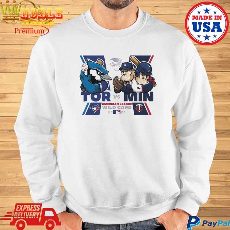 Toronto Blue Jays vs Minnesota Twins Mascot American League Wild Card 2023  Shirt, hoodie, longsleeve, sweater