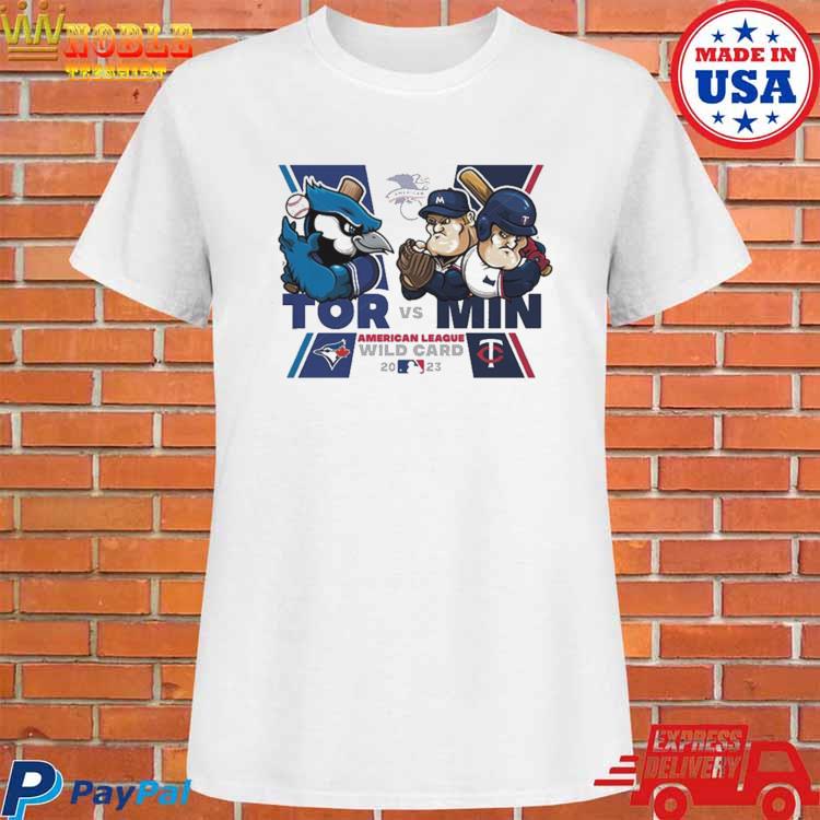 Toronto Blue Jays vs Minnesota Twins Mascot American League Wild Card 2023  Shirt, hoodie, longsleeve, sweater