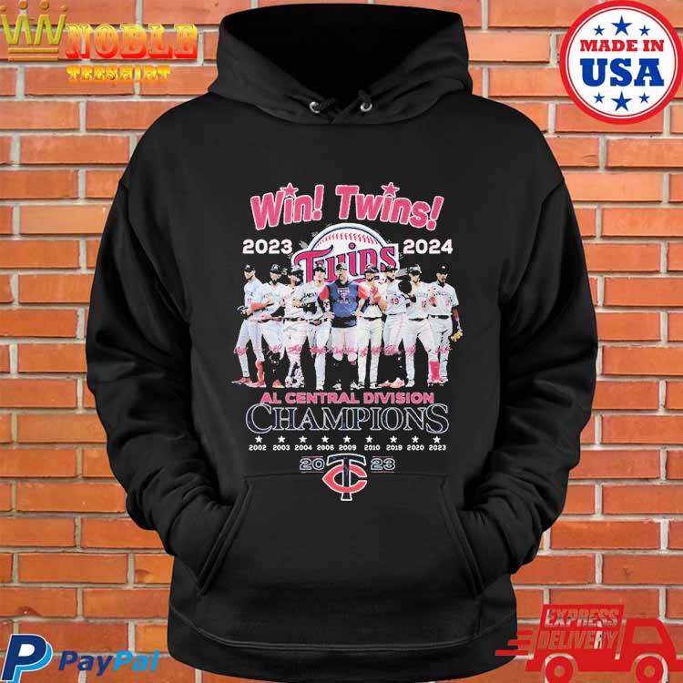 Win Minnesota Twins Al Central Division Champions shirt, hoodie, sweater,  long sleeve and tank top