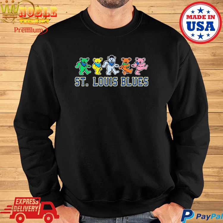 Official Bear Grateful Dead X St. Louis Blues Shirt, hoodie