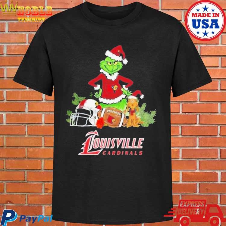 The Grinch Louisville Cardinals Football Christmas 2023 T Shirt