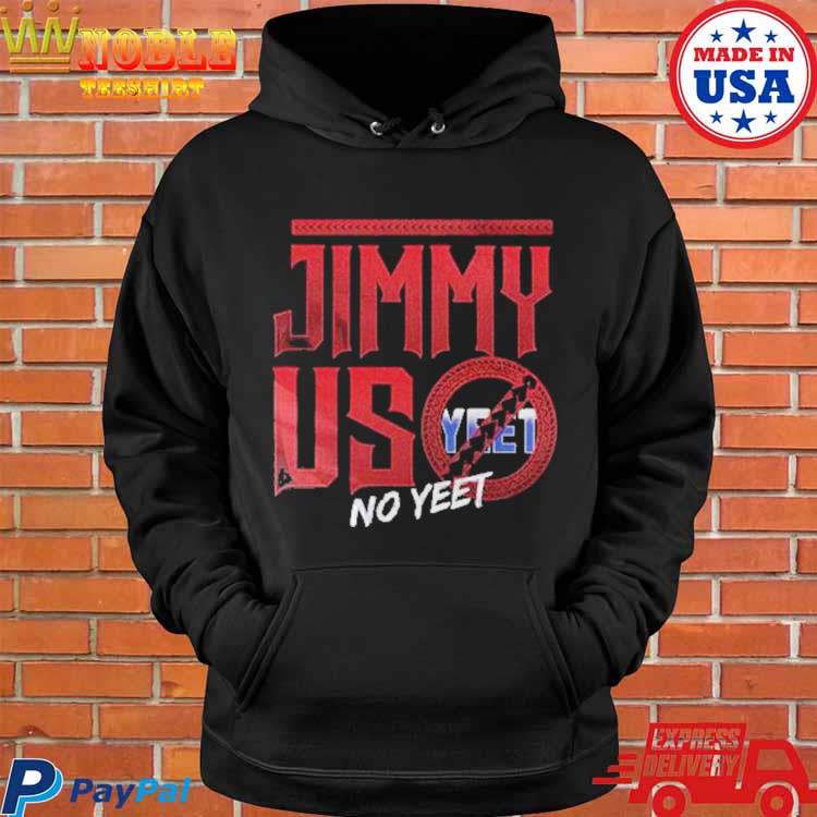 Men's Red Jimmy Uso No Yeet Pullover Hoodie