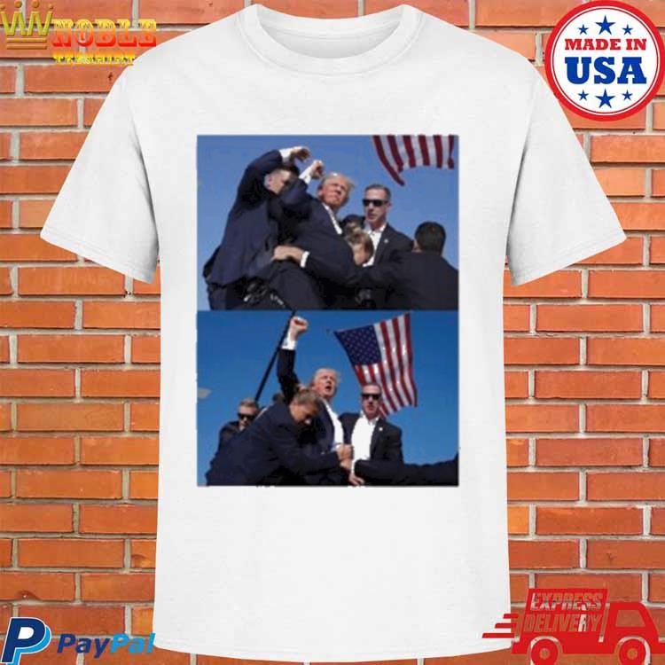 Official Historic Images Shots Fired At Trump T-shirt