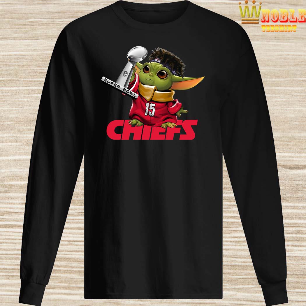 Baby Yoda Patrick Mahomes Super Bowl Kansas City Chiefs shirt