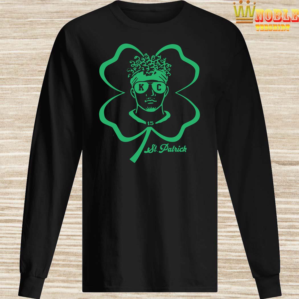 HAPPY ST. PATRICK'S DAY 15 PATRICK MAHOMES KANSAS CITY CHIEFS T