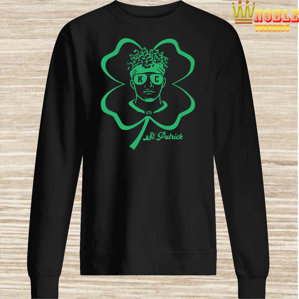 15 Patrick Mahomes Kansas City Chiefs St. Patrick's day shirt