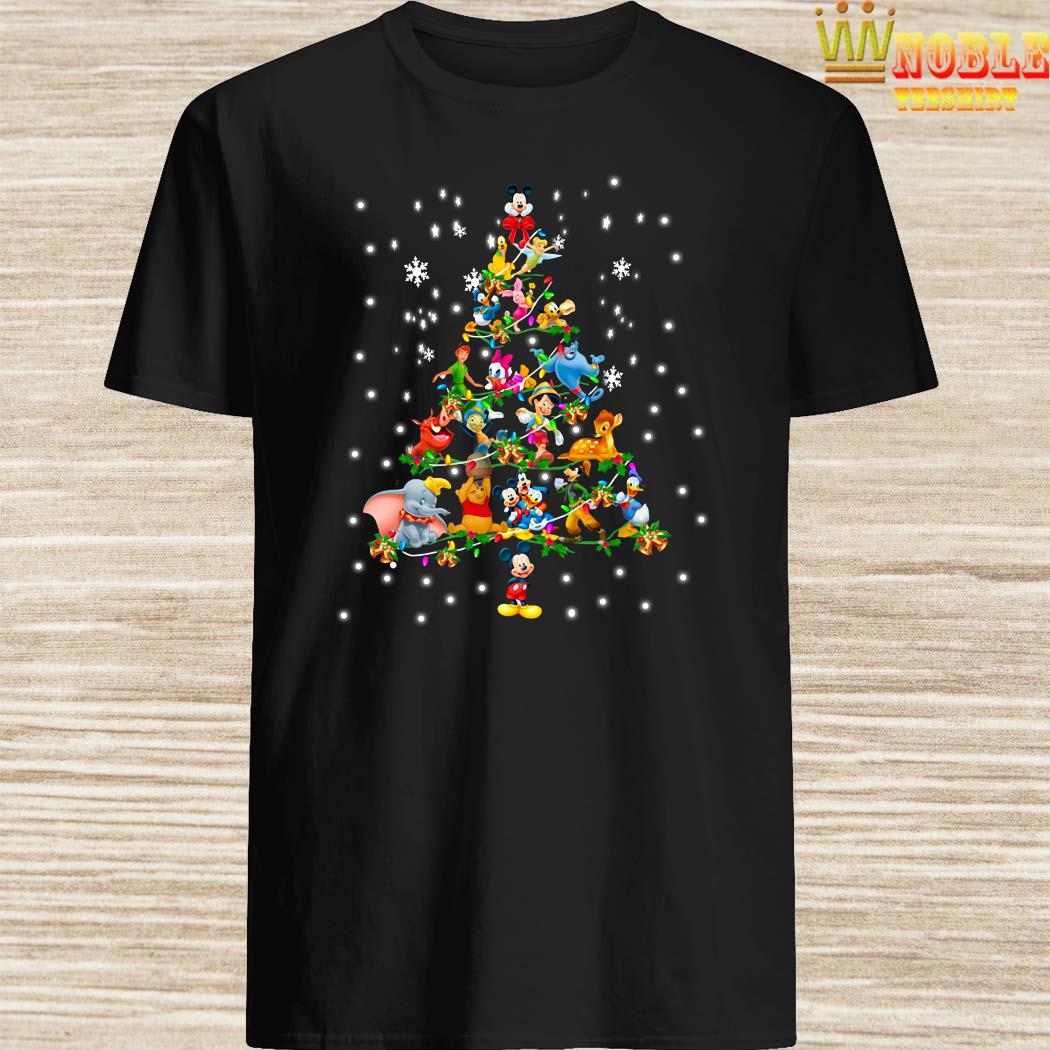 disney christmas tree shirt