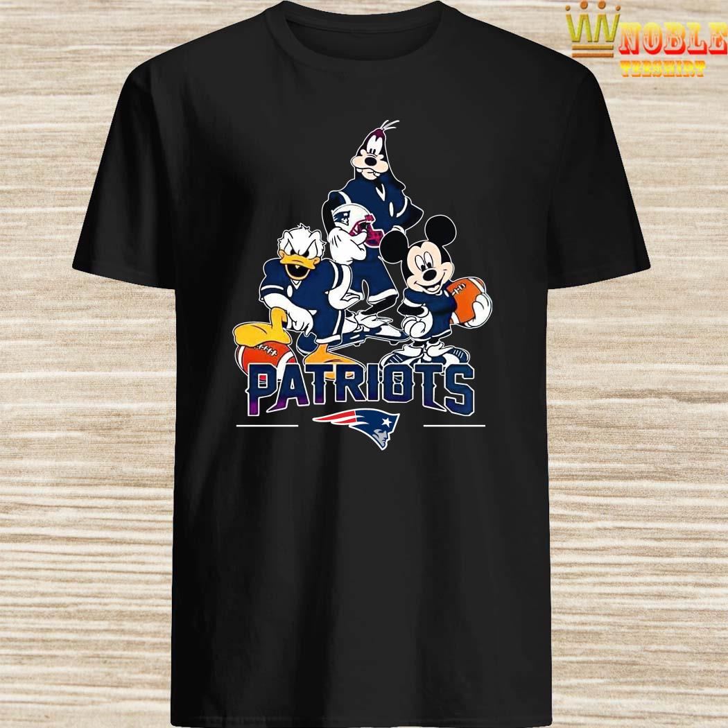 NFL New England Patriots Mickey Mouse Donald Duck Goofy Football