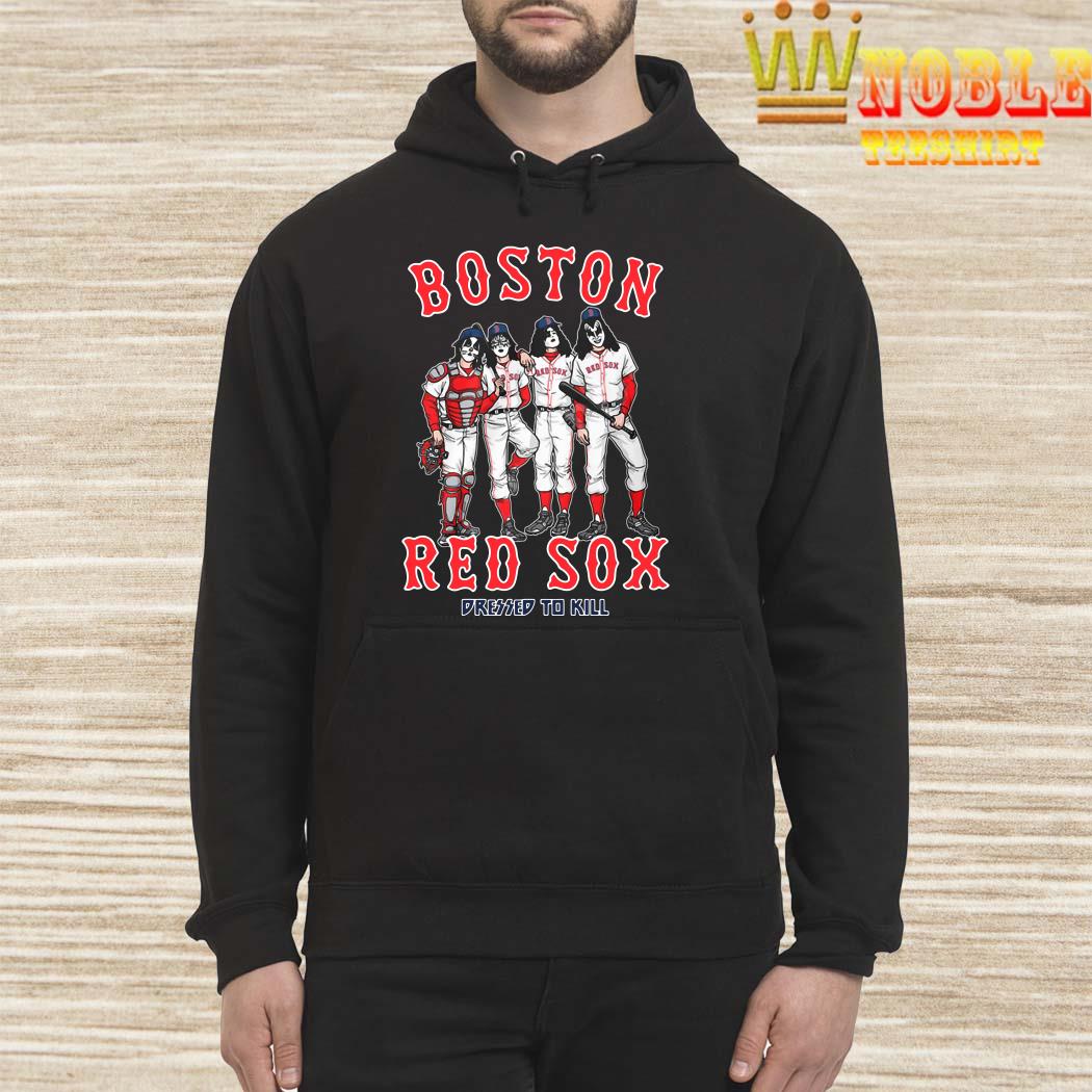 Boston Red Sox Kiss Band Dress To Kill t-shirt, hoodie, sweater, longsleeve  t-shirt