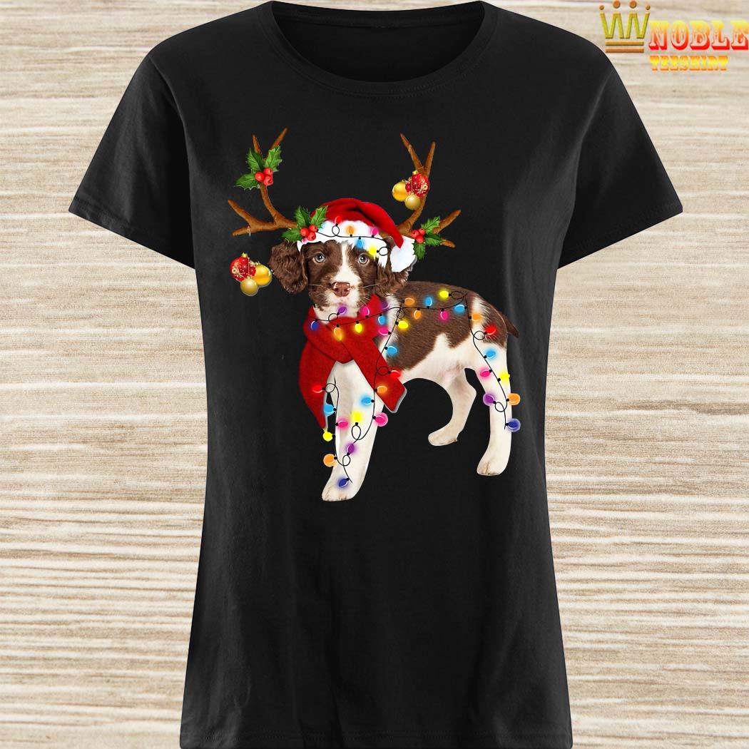 springer spaniel christmas t shirt